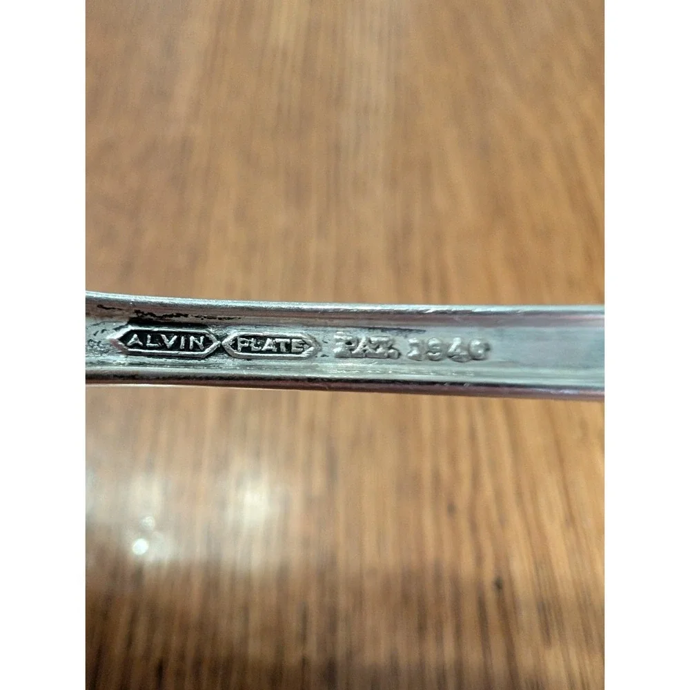 Alvin Fashion Lane 1940 Silver Plate Silverware Butter Knife